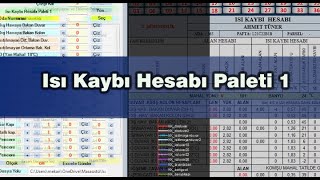 Isı Kaybı Hesabı Paleti 1 [upl. by Cohligan719]