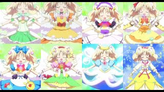 Jewelpet Miria all transformations [upl. by Lazar]