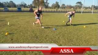 ASSA Creating Explosive Speed Oliver Clark Penrith Panthers Rugby League Speed and Agility Training [upl. by Mayer894]