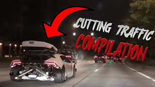 ULTIMATE Cutting Up Traffic Compilation  Wins And Fails 2023 [upl. by Iznyl]