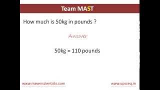 How to convert kilograms to pounds  Team MAST [upl. by Shiri]