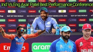 Axar Patel on Indias Big Win Over England to Reach T20 World Cup Final Post Match Press Conference [upl. by Gnut190]