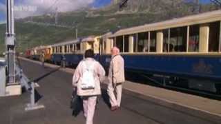 St Moritz  Zermatt im Glacier Express Eisenbahnromantik [upl. by Pantin8]