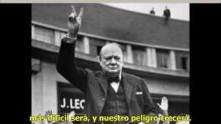 Winston Churchill discurso famoso quotCortina de Hierroquot subtitulado [upl. by Emelia]