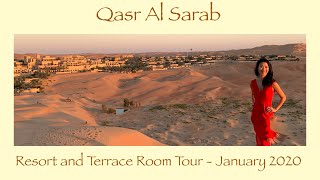 Qasr Al Sarab  Resort and Terrace Room Tour [upl. by Saoj]