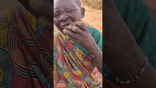 Hadzabe elders enjoying the favorite meal 🤪 [upl. by Sandi]