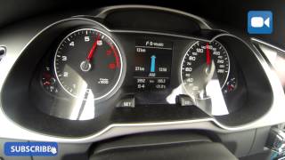 Audi A4 Avant 18 TFSI 170 HP MultiTronic 0205 kmh Acceleration [upl. by Annayat]