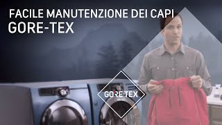 Facile manutenzione dei capi GORETEX [upl. by Berhley]