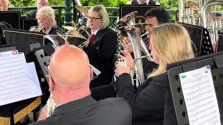 1  Prismatic Light  Meltham amp Meltham Mills Band  wetherby Bandstand  15th June 2024 [upl. by Akkinahs]