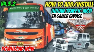 🎀🤩NEW INDIAN TRAFFIC MOD BUSSID V432 RELEASED🔥😎 [upl. by Ilbert]