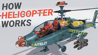 Apache Helicopter How it Works Boeing AH64 Apache [upl. by Tergram]