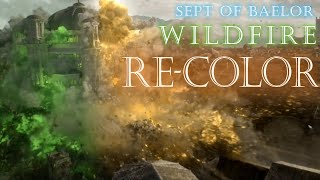 Sept of Baelor RECOLORED Wildfire Explosion [upl. by Darryn]