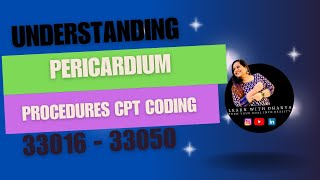 Pericardium CPT Coding 33016  33050 medicalcoding cptcoding learnwithdhanya pericardium [upl. by Dajma]