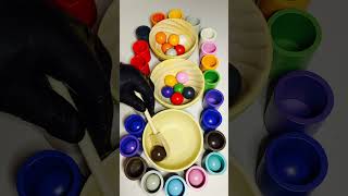 Wooden balls satisfying colored colorfulballs oddlysatisfying😇☺️ [upl. by Ariel]