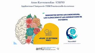 NeuroMAP  Anne Kavounoudias Professeur CRPN [upl. by Ellenehs]