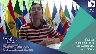 Maestría en Ciencias Sociales en FLACSO México  2019 [upl. by Halehs]