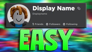 How To Put Spaces In Your Display Name On Roblox  Roblox Usernames With Spaces [upl. by Nessej]