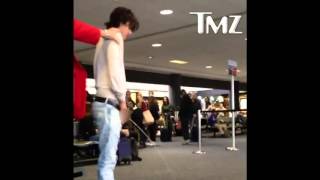 Twilight Actor Bronson Pelletier PEEING in the Airport Terminal [upl. by Freddie973]