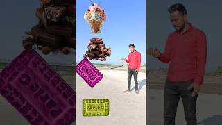 ParleG biscuit to icecream catbury Popcorn Good day magical video short tranding [upl. by Suhpoelc]