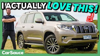 2021 Toyota Prado review Now 500Nm On amp offroad baby Land Cruiser test [upl. by Teplica]