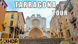 TARRAGONA SPAIN DOWNTOWN  WALKING TOUR  4K July 27 2023 [upl. by Wylie]