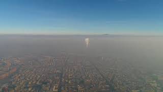 Toxic Smog over Sofia Bulgaria in January 2018 [upl. by Nnylkoorb111]