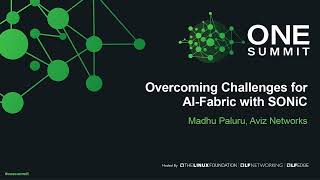 Overcoming Challenges for AIFabric with SONiC  Madhu Paluru Aviz Networks [upl. by Annoid]