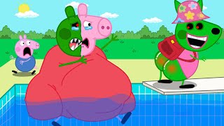 Zombie Apocalypse Monster Candy Attacks Peppa amp Friends 🍬🧟‍♀️  Peppa Pig Funny Animation [upl. by Budding]