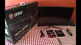 Optix G27c2 by msi Unboxing [upl. by Frederico855]