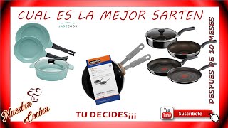 ¿Cual es la mejor sarten Después de varios meses de uso Jade Cook Tefal Tramontina [upl. by Htiffirg472]