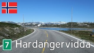 Norway Rv 7 across Hardangervidda [upl. by Mcgregor]