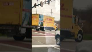 FedEx truck and DHL truck how many FedEx trucks have we seen [upl. by Odele]