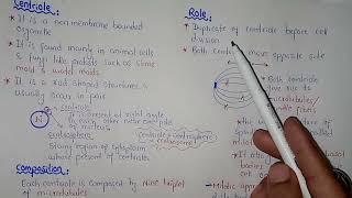 Centriole Structure And Functions  Federal amp KPK Board  Class 11 [upl. by Sami]