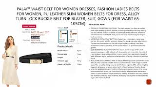 Belts for Women [upl. by Zucker]