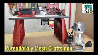 Características y armado de una Ruteadora Craftsman [upl. by Naginarb]