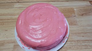 Color Vision Cake pink Cake พิ้งค์เค้ก เค้กชมพู เค้กสีชมพู [upl. by Maher]