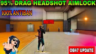 headshot hack free fire 🔥 Ob47 Update Drage headshot ff hack I Hologram  Auto headshot config file [upl. by Glaser]