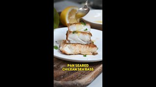 Delicious panseared Chilean sea bass in 15 minutes [upl. by Doro300]