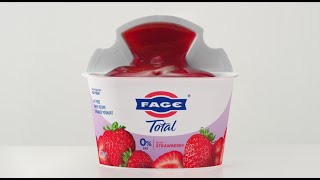 FAGE Total 0 Yoghurt Split Pot with Strawberry Plain Extraordinary [upl. by Ibok371]