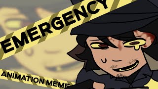 EMERGENCY • Animation Meme loop [upl. by Dnomra237]