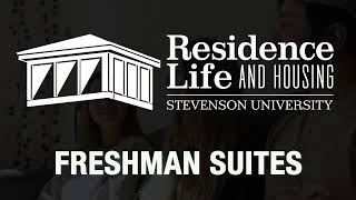 Stevenson University Residence Life Tour the Freshman Suites [upl. by Arocal610]