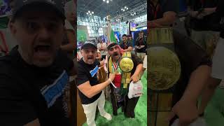 Garyvee meets The Iron Sheik at Fanatics Fest NYC [upl. by Allayne]