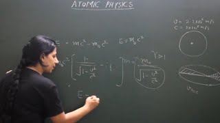 Relativistic correction in Sommerfeld modelAtomic Physics Lec 10 [upl. by Yror]