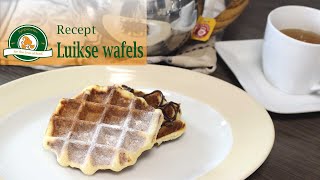 Recept Luikse wafels maken met zelfgemaakte parelsuiker [upl. by Lewin]