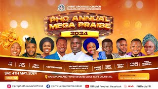 PROPHET HEZEKIAH OLADEJI LIVE  PHO ANNUAL MEGA PRAISE 2024 CONTINUE [upl. by Annaira29]