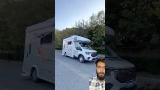 Review in a camping caravan on road  campercar recreationalvehicle travel campingcar [upl. by Jari]