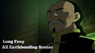 Long Feng  All earthbending scenes ATLA [upl. by Oak48]