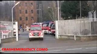 Iveco Massif Vigili del Fuoco Como in emergenza  Fire brigade in emergency [upl. by Matazzoni]