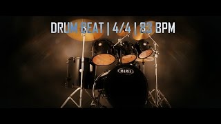 Drum beat in 44 at 83 BPM [upl. by Aihselef]