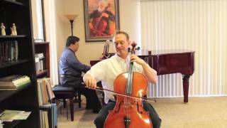 May Time by Mozart  Cello and Piano Book 2 Cello Instruction with Kayson Brown [upl. by Tiphani270]